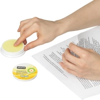 Подушка для смачивания пальцев гелевая гелевая Attache Selection Ромашка, 2