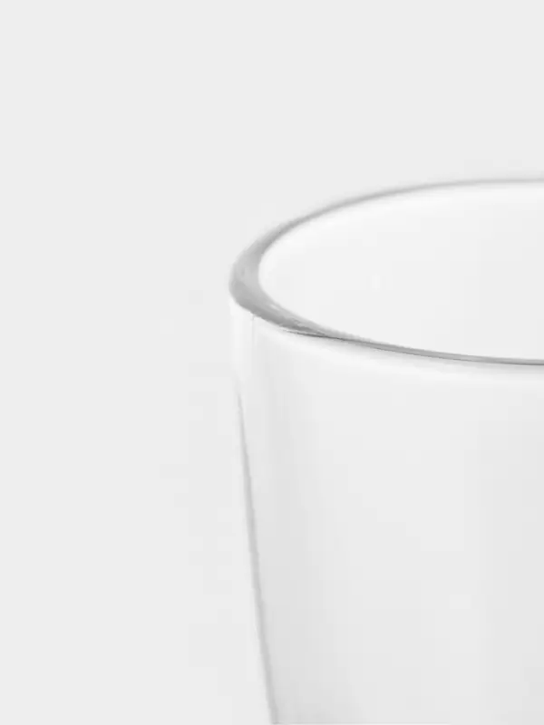 Кружки Paşabah&ccedil;e Basic, 350 мл, набор 2 шт., стекло, прозрачные