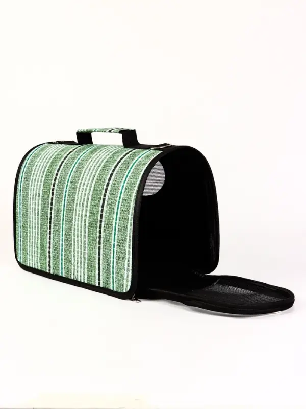 Сумка - переноска &laquo;Полосы&raquo;, размер S, 37&times;20&times;24 см, каркасная