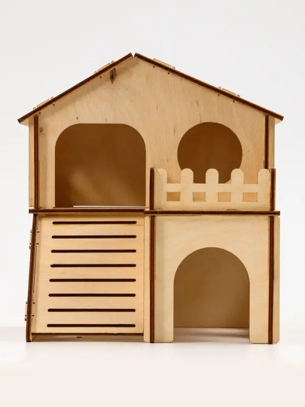 Домик для грызунов, 16&times;15.2&times;18 см, дерево