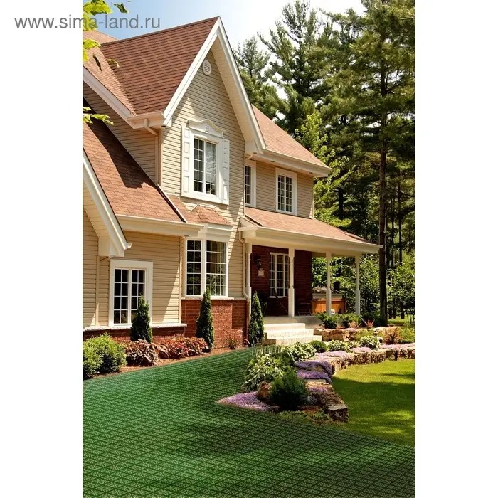 Универсальное покрытие для садовых дорожек ERFOLG H&G, 33&times;33 см, набор, 9 шт., зелёное