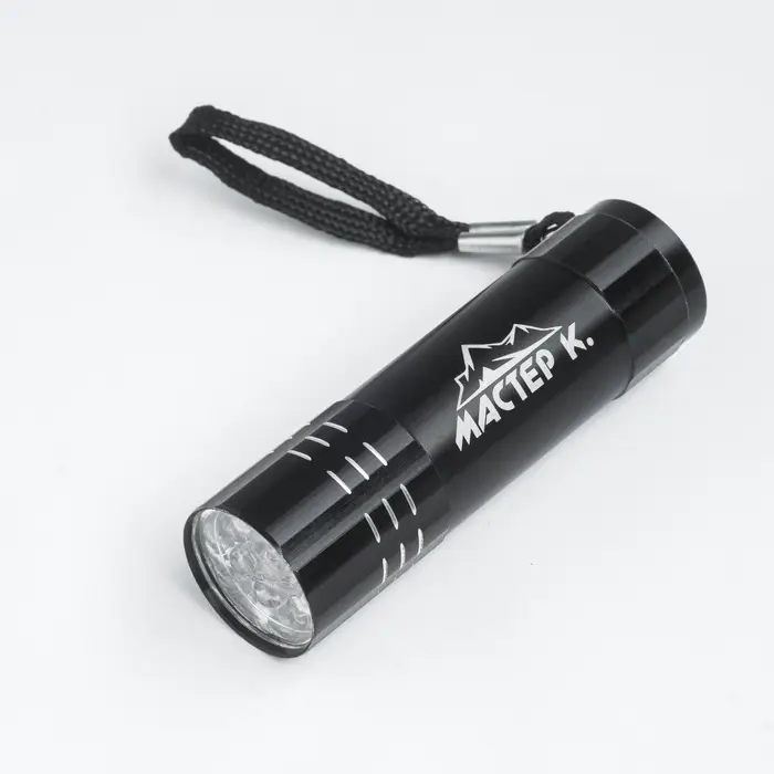 Фонарь ручной &laquo;Мастер К&raquo; MHB-W1D9, 9 LED, 90 Лм, 1 режим, от батареек 3&times;ААА