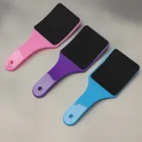 Пилка для пяток, эргономичная, наждачная, двусторонняя, 15 см, МИКС