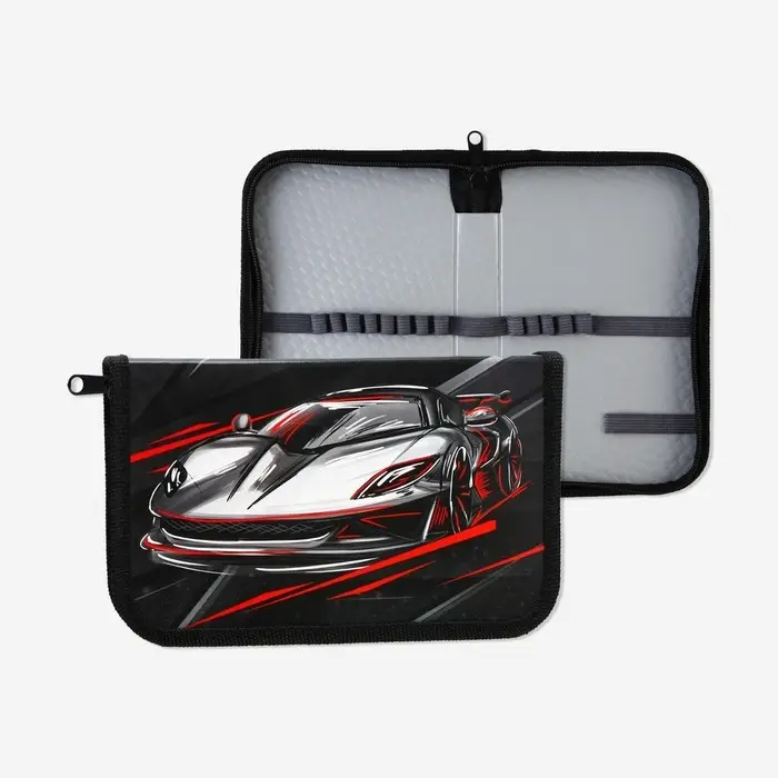 Пенал школьный 1 секция 190×115 лам.карт ПО-02 «Тачка» Пенал школьный 1 секция 190×115 лам.карт ПО-02 «Тачка»