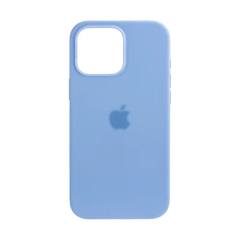 Чехол для iPhone 16 Pro Max Silicone Case 100% ORG Periwinkle (MagSafe + анимация NFC) c LOGO