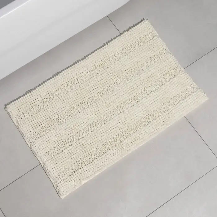 Коврик для дома LaDо́m, букли, плотность 1900 г, 50&times;80 см, белый