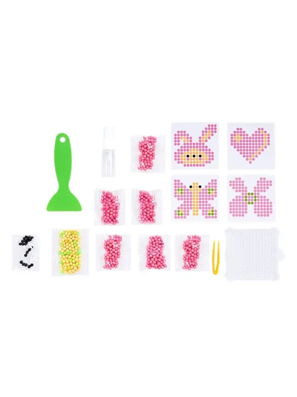 Аквамозаика "Бабочки, сердечки" 4 фигурки