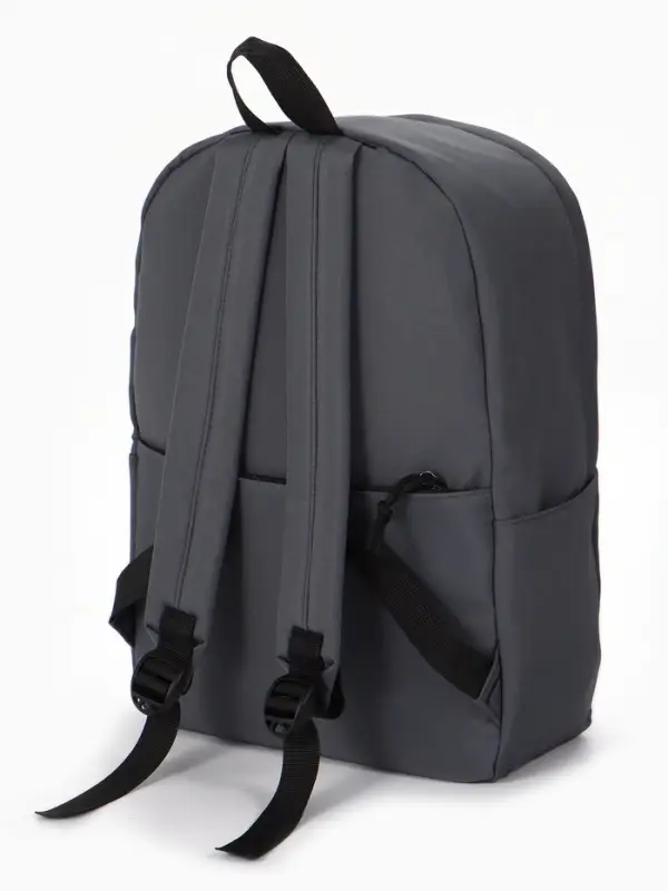 Рюкзак школьный, 1 отделение, 4 кармана, 30&times;12&times;40 см, серый