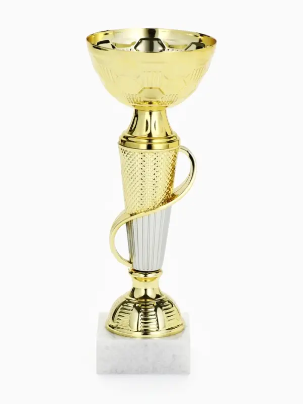 Кубок 193F, наградная фигура, золото, подставка мрамор, 18&times;7&times;7 см