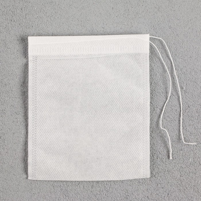 Набор фильтр-пакетов для заваривания чая с завязками  Набор фильтр-пакетов для заваривания чая с завязками "Эконом",для чайника, 50 шт.,12 х 10 см