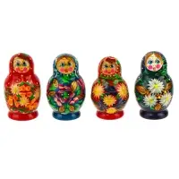 Матрёшка 3 в 1, расписная, МИКС
