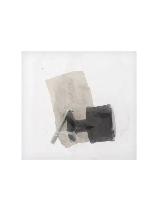 Ручка-кнопка CAPPIO PK104, d=25 мм, пластик, цвет черный, 8 шт.