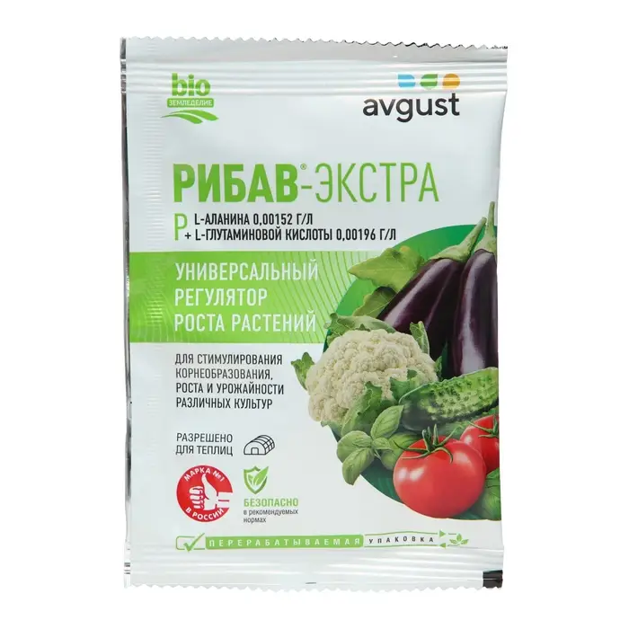 Регулятор роста природный  Рибав-Экстра ампула, 1 мл Регулятор роста природный  Рибав-Экстра ампула, 1 мл