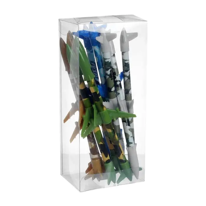 Ручка-прикол Calligrata &laquo;Ракета&raquo;, синий стержень, гелевая, МИКС