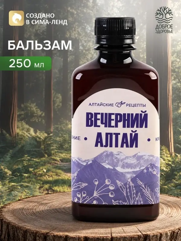 Бальзам на травах &laquo;Вечерний Алтай&raquo;, 250 мл