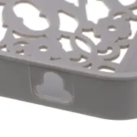 VETTA Love Полочка для ванной комнаты, пластик, 25,5х18,5х3см, 2 цвета