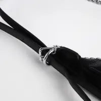 Сумка женская багет TEXTURA на молнии, 28&times;7&times;26 см, чёрная