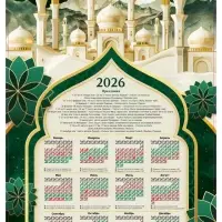 Календарь 2026 «Мусульманский», А2