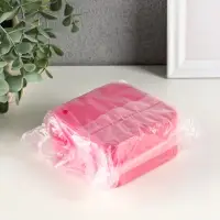 Шкатулка кожзам для украшений "Фуксия" 4 ячейки, 7 полос, 3 крючка 10х10х5 см