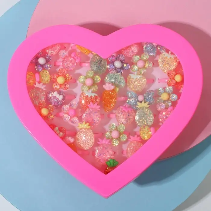 Кольцо детское Выбражулька «Для принцессы», форма МИКС, цветное, безразмерное Кольцо детское Выбражулька «Для принцессы», форма МИКС, цветное, безразмерное