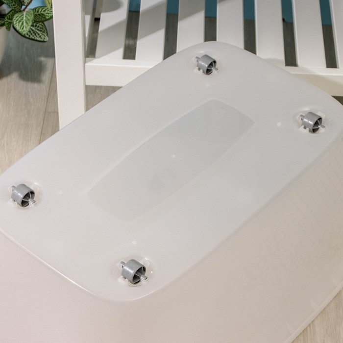 Бокс универсальный, на колёсиках, 56 л, 60×40×36 см, цвет МИКС Бокс универсальный, на колёсиках, 56 л, 60×40×36 см, цвет МИКС