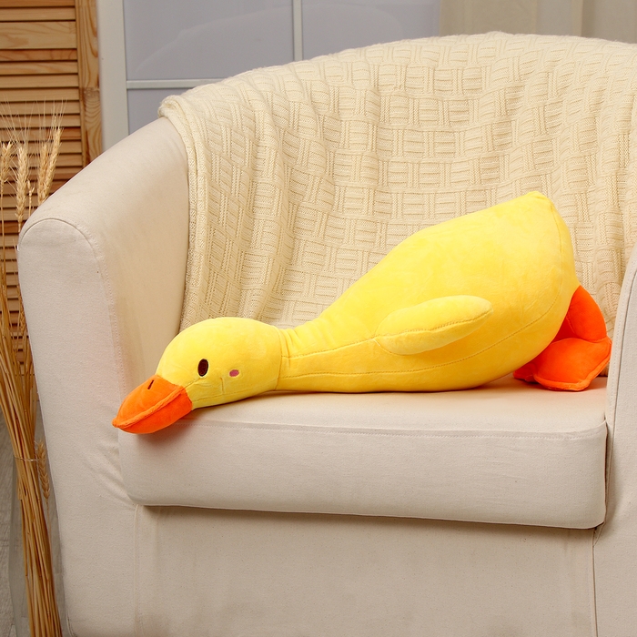 Мягкая игрушка «Гусь», 60 см, цвет жёлтый Мягкая игрушка «Гусь», 60 см, цвет жёлтый