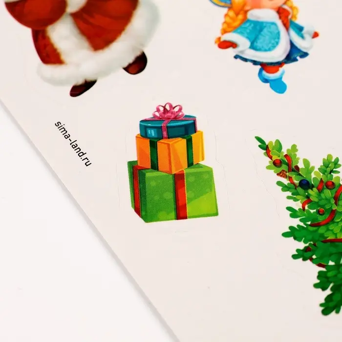 Блокнот - гравюра &laquo;С Новым годом!&raquo;, 10 листов, лист наклеек