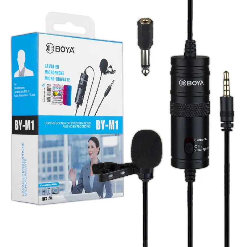 Микрофон петличный BOYA BY-M1 (120шт/кор)
