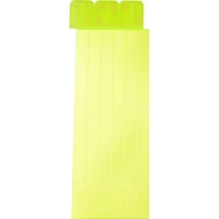 Закладки самоклеящиеся для книг,прямые,наб.6 шт,350мкм,желтый neon,2921-912