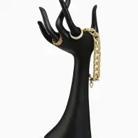 Подставка для украшений QF &laquo;Рука&raquo; 9.5&times;7&times;24, чёрная