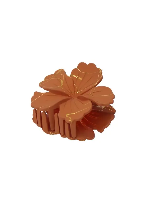 Крабик для волос &laquo;Артемида&raquo; цветок, 7.5&times;7.5 см, матовый, МИКС