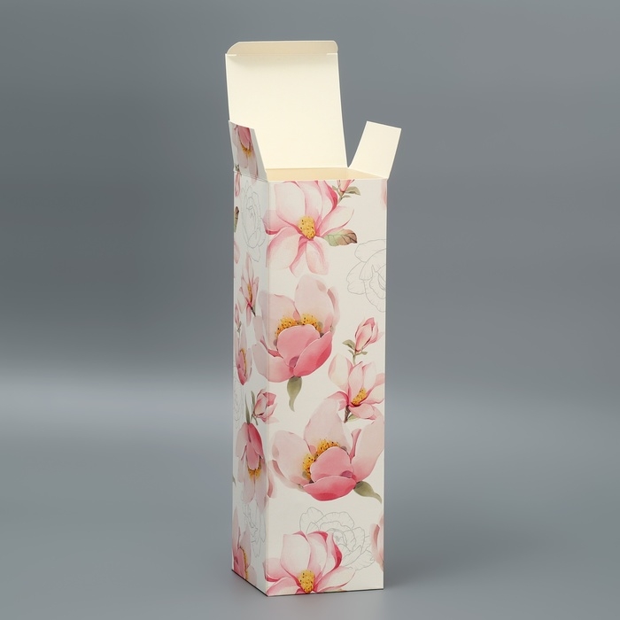 Коробка подарочная складная, упаковка, «Цветочная», 9 х 32 х 9 см Коробка подарочная складная, упаковка, «Цветочная», 9 х 32 х 9 см