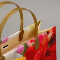 Пакет &laquo;Цветочная фантазия&raquo;, мягкий пластик, 26&times;23 см, 110 мкм
