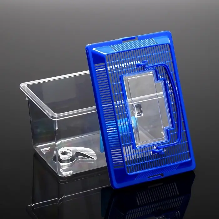 Переноска прямоугольная, 21,3 х 14 х 14,5 см, синий Переноска прямоугольная, 21,3 х 14 х 14,5 см, синий