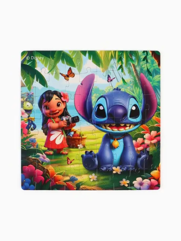 Пазлы 4 в 1 с дополненной реальностью, 35, 48, 54, 70 деталей, Стич