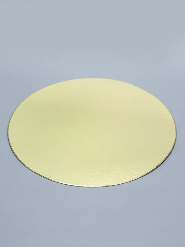 Подложка кондитерская, золотая 24 см - Набор 5 шт.