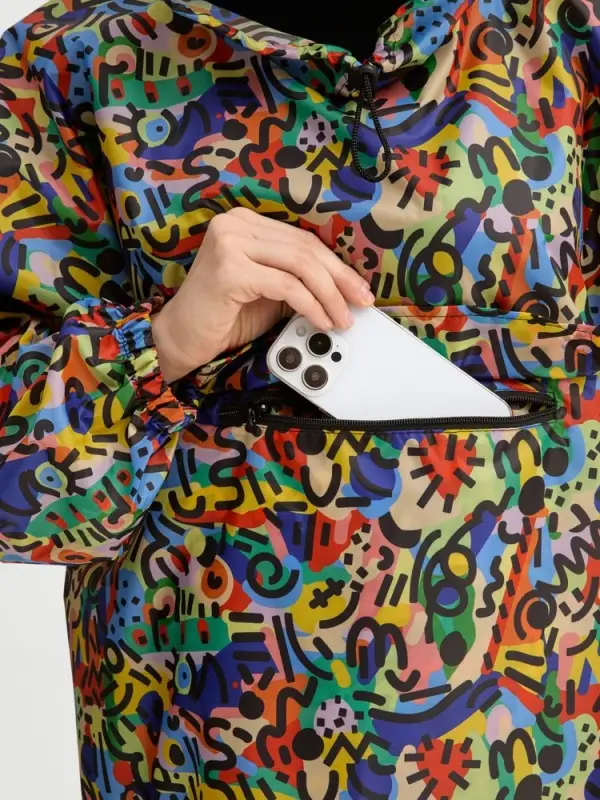 Дождевик-анорак Alatau с полной запечаткой на заказ Дождевик-анорак Alatau с полной запечаткой на заказ