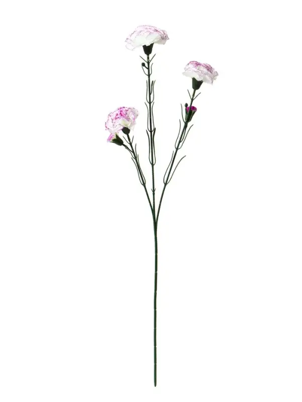 Цветы искусственные &laquo;Куст гвоздики&raquo;, h=70 см, d=7 см, МИКС