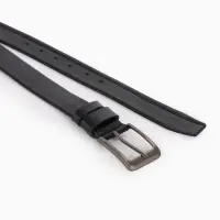 Ремень мужской &laquo;Великан&raquo; для полных, ширина 3.8 см, винт, пряжка металл, чёрный