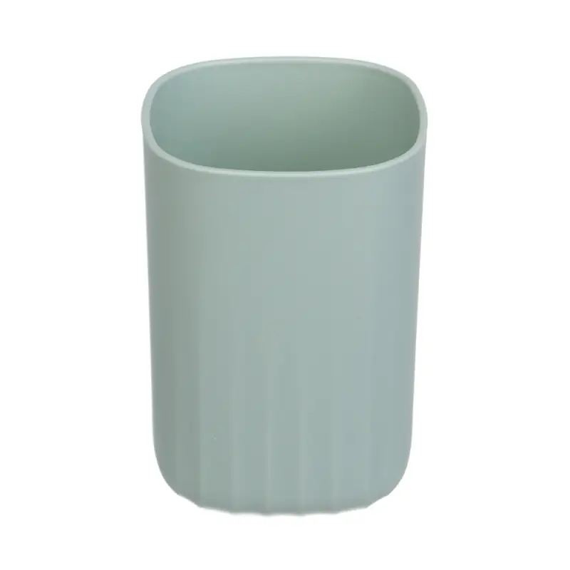 Стакан для ванной комнаты тм VETTA Сидней, пластик, PP, оливковый 7x10см