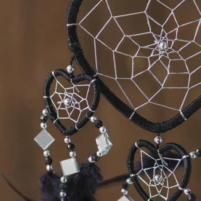 Ловец снов Ловец снов "Пять черных сердец" 0,7х16х45 см