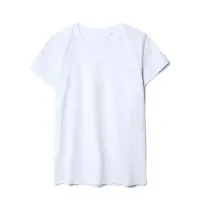 Футболка женская T-bolka Stretch Lady, белая (холодный оттенок), размер S