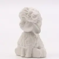 Фигурка декоративная &laquo;Овечка Даша&raquo;, неокрашенная, 8&times;5&times;4 см, белая