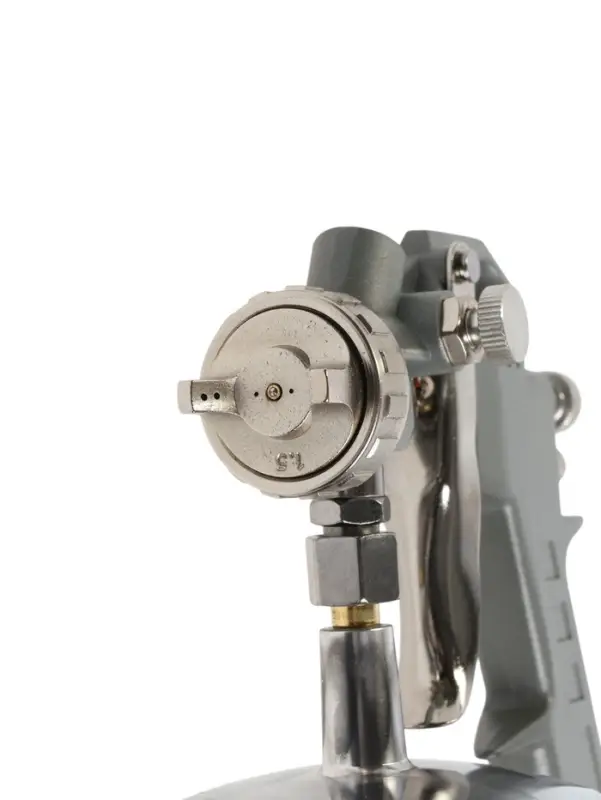 Краскораспылитель пневматический ТУНДРА, до 4 бар, сопло 1.5 мм, нижний бачок 0.75 л