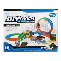 Автотрек &laquo;Магический Трек&raquo;, гибкий, светится в темноте, 132/145 детали, мёртвая петля, МИКС