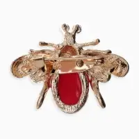Брошь &laquo;Муха&raquo;, в полете, цветная в золоте