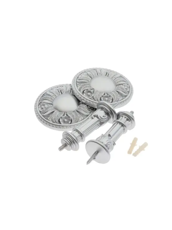 Держатель для штор CAPPIO KS031, d=95 мм, цвет серебро, 2 шт.