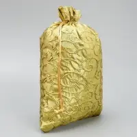 Мешочек подарочный парча &laquo;С Новым годом&raquo;, 20&times;30 см &plusmn; 1.5 см