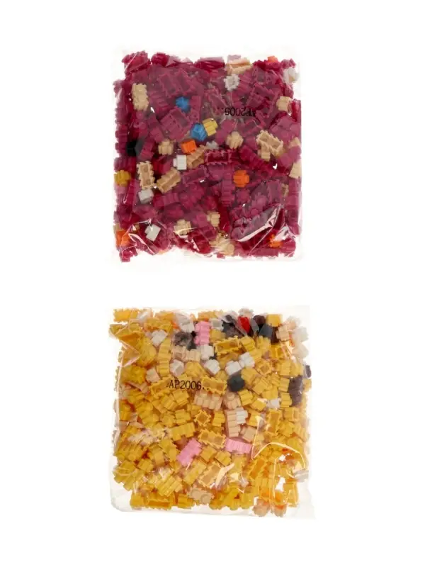 UNICON Конструктор "Mini Blocks", розовый и желтый монстрик