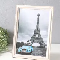 Фоторамка пластик формат А4 см "Остин" бело-бежевый 33,5х24,5х1,5 см